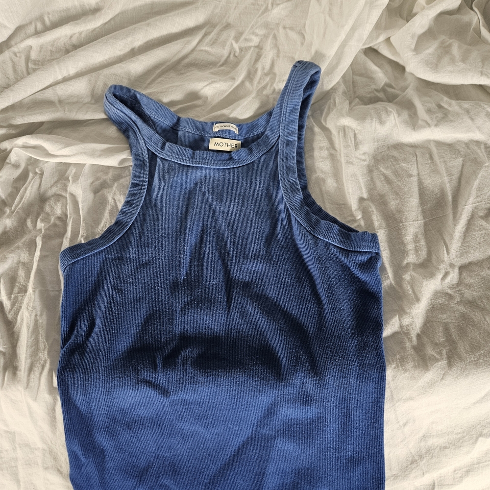 Mother Ombre Blue Tank Top